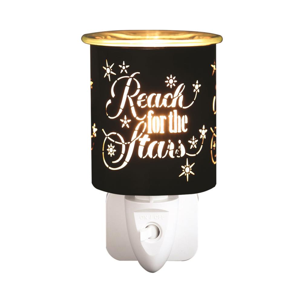 Aroma Black & Gold Reach for the Stars Plug In Wax Melt Warmer £13.04